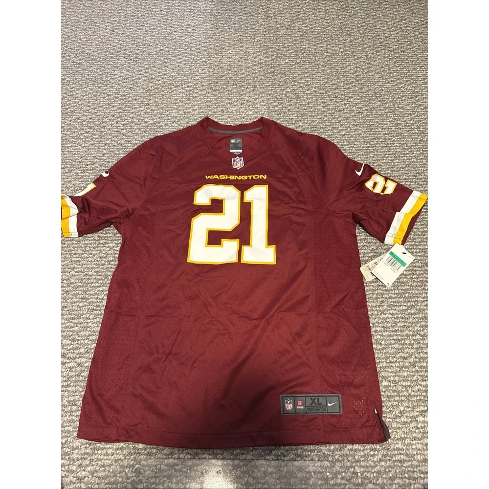Nike Sean Taylor NFL Washington Redskins #21 On Field Game Jersey Men's Size XL